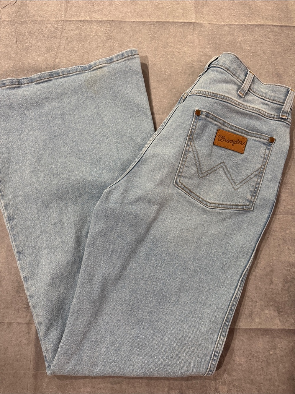 Wrangler Women's Fly High Flare High Rise Stretch Jeans